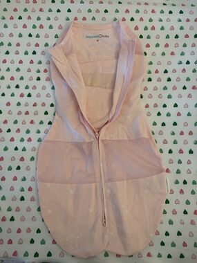 Happiest Baby Pink Star-Print Sleep Sack Swaddle